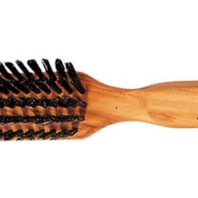 Kostkamm Haarbürste Olivenholz schmal, 20 cm