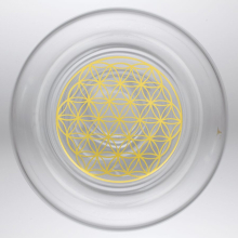Mythos Gold Trinkglas 250 ml, Lebensblume gold