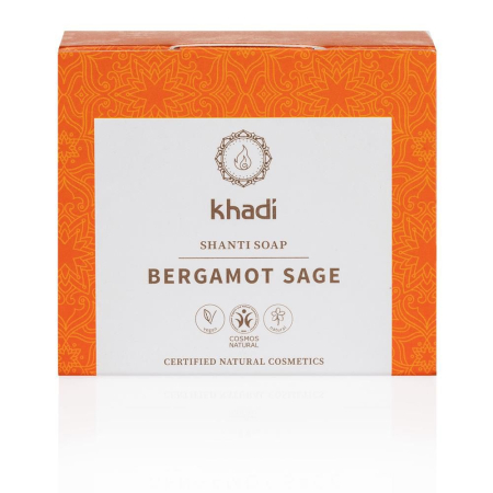 khadi Bergamot Sage Shanti Soap, 100 g