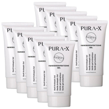 Pura-X 10er-Set Steril Antiseptic Gel, Swiss Made, 50 ml
