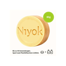Niyok 2in1 festes Shampoo + Conditioner, Green touch, 80 g