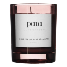 Paia Copenhagen Duftkerze Grapefruit & Bergamotte, Rosa, 300 g